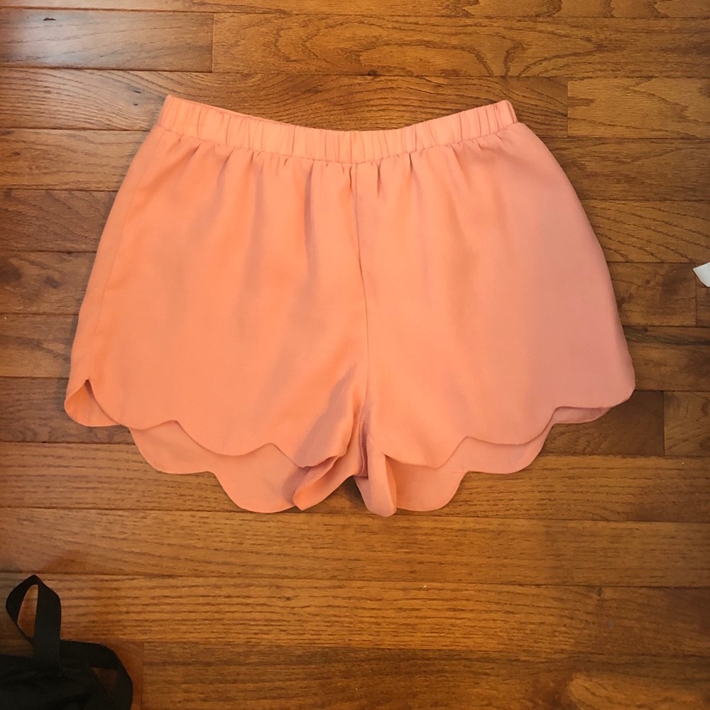 Scalloped shorts